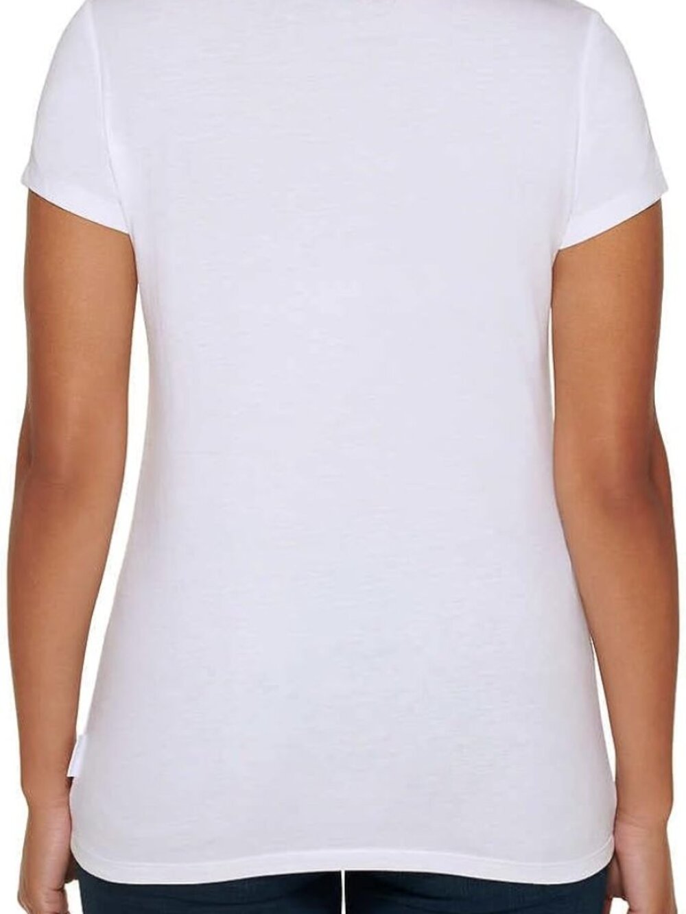 Calvin Klein Womens Performance V Neck T-Shirt - Picture 3 of 3